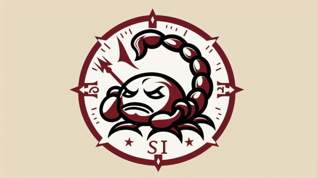 Numero 40 della Smorfia napoletana, 'a paposcia per lo Scorpione. &copy; Immagine creata con Dall-E