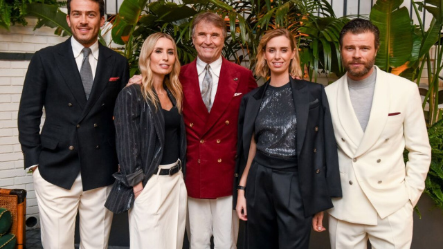 Brunello Cucinelli e famiglia &copy; Creative Commons.