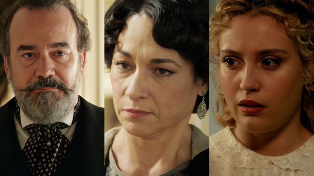 Alonso, Leocadia e Jana - screenshot &copy; La Promessa.