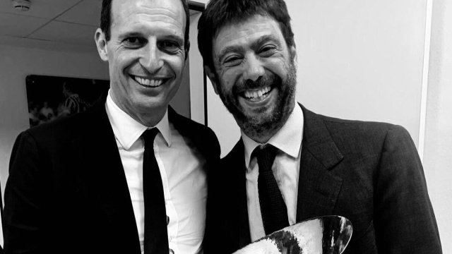 Massimiliano Allegri e Andrea Agnelli &copy; X/Agnelli.