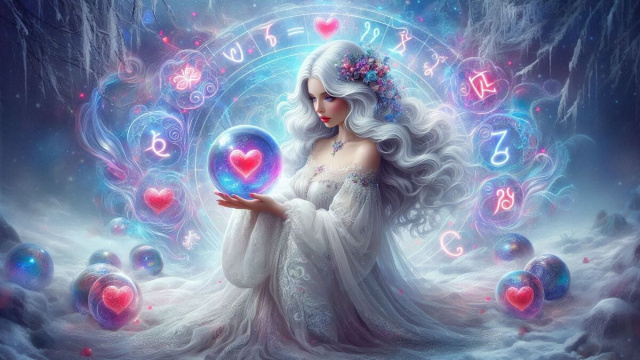 Oroscopo e amore generato con &copy; AI Copilot