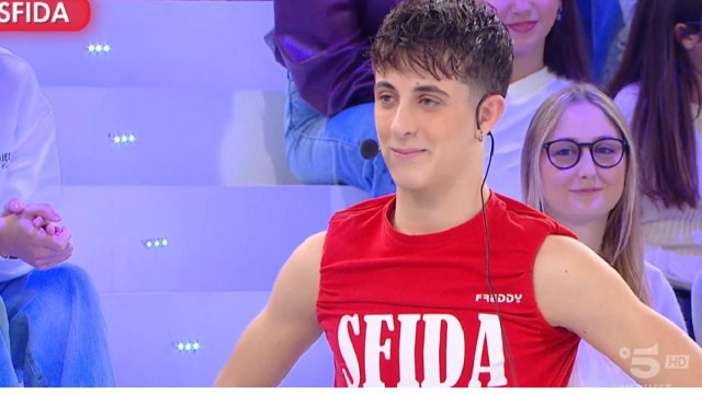 In foto Emiliano, allievo di Amici &copy; Mediaset