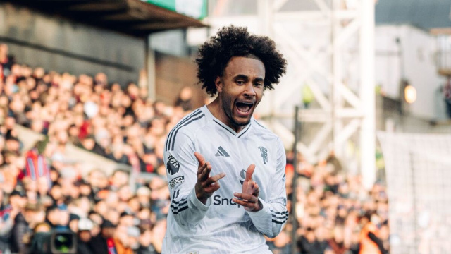 Joshua Zirkzee, attaccante del Manchester United. Foto &copy; Manchester United