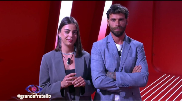 In foto Benedetta e Domenico, concorrenti del Grande Fratello &copy; Mediaset