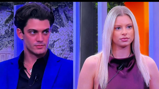 In foto Jonas e Giulia, concorrenti del Grande Fratello &copy; Mediaset