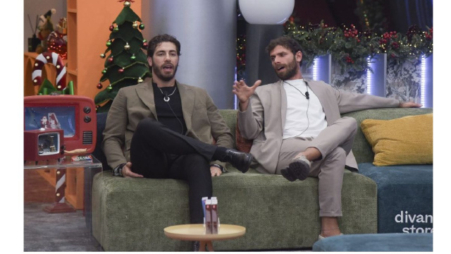 In foto Omer e Domenico, concorrenti del Grande Fratello &copy; Mediaset