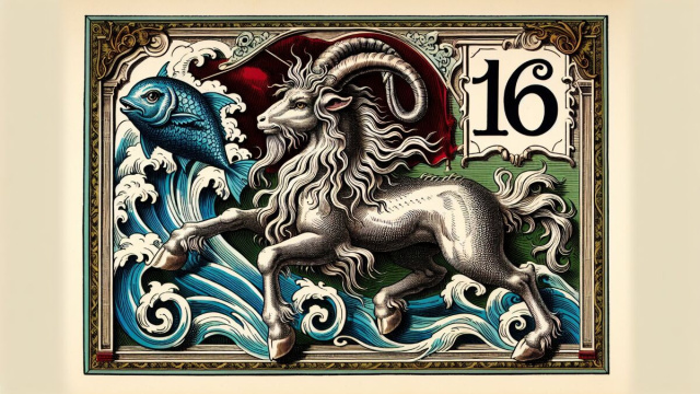 Numero 16 della Smorfia napoletana, il culo per il Capricorno &copy; Immagine creata con Dall-E