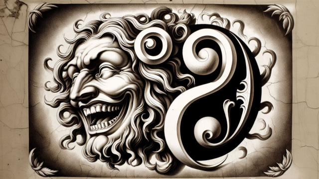 Numero 19 della Smorfia napoletana, 'a risata per l'Ariete. &copy; Immagine creata con Dall-E