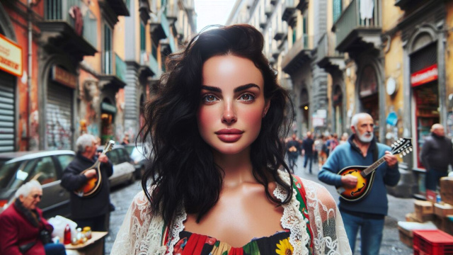 Numero 21 della Smorfia napoletana, 'a femmena annura per la Bilancia. &copy; Immagine creata con Dall-E