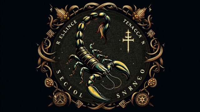 Numero 38 della Smorfia napoletana, 'e mazzate per lo Scorpione. &copy; Immagine creata con Dall-E