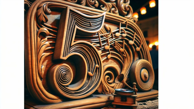 Numero 55 della Smorfia napoletana, il Leone e 'a musica. &copy; Immagine creata con Dall-E