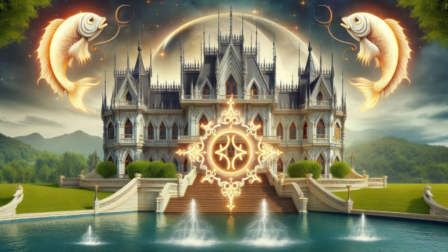 Numero 70 della Smorfia napoletana, 'o palazzo. &copy; Immagine creata con Dall-E