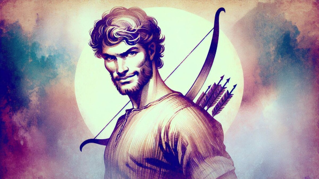 Numero 71 della Smorfia napoletana per il Sagittario. &copy; Immagine creata con Dall-E