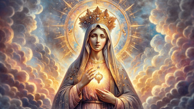 Numero 8 della Smorfia napoletana, 'a Maronna. &copy; Immagine creata con Dall-E