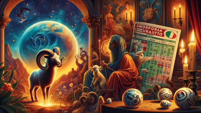 Numero 9 della Smorfia napoletana, 'a figliata. &copy; Immagine creata con Dall-E