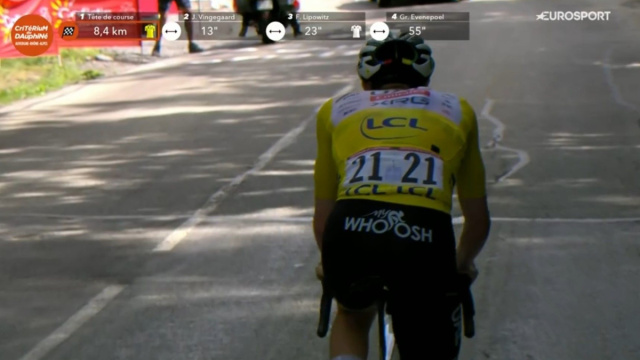Tadej Pogacar - &copy; Screenshot Eurosport