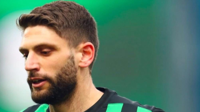 Berardi con la maglia del Sassuolo &copy; profilo Facebook.