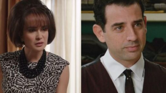 In foto Gianlorenzo e Giulia de Il Paradiso delle signore (screenshot &copy; Rai 1)