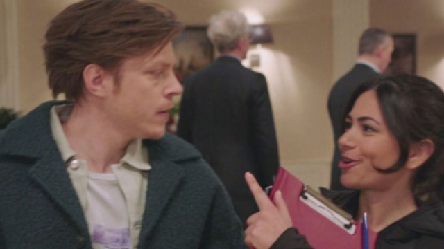 Theo e Lale in una scena di Tempesta d'amore &copy; Mediaset.