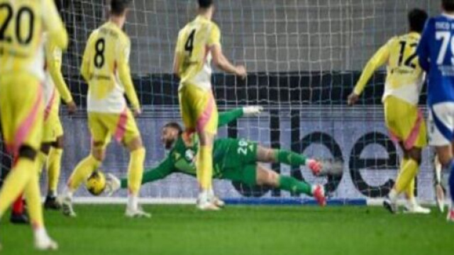 Un momento della partita Como-Juventus &copy; Juventus FC