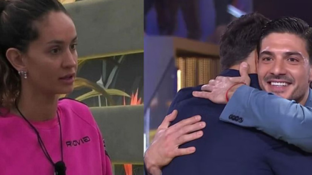 Helena Prestes, Javier Martinez e Lorenzo Spolverato - screenshot &copy; Mediaset.