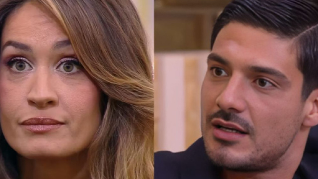 Helena Prestes e Lorenzo Spolverato - screenshot &copy; Mediaset.