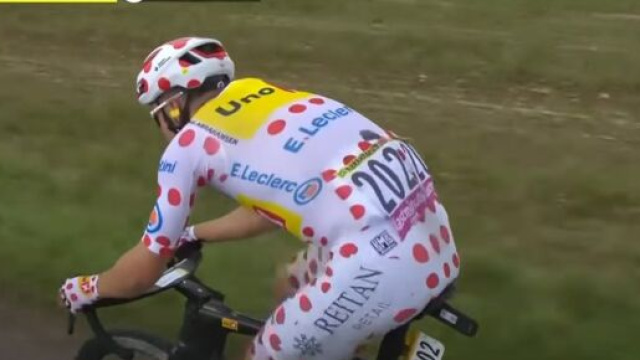 Jonas Abrahamsen al Tour de France - &copy; Screenshot Eurosport
