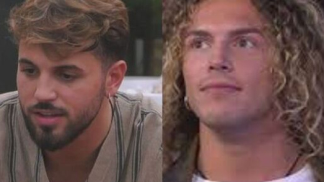 Alfonso D'Apice e Luca Giglio al Grande Fratello &copy; Mediaset.