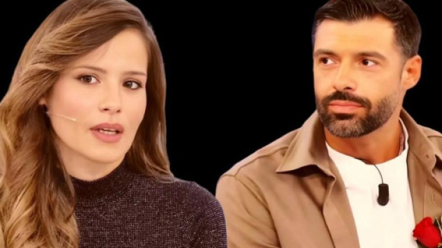 In foto Claudia e Giorgio (screenshot &copy; Mediaset).
