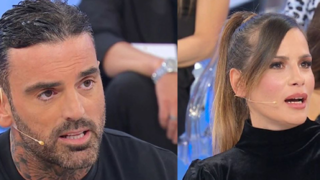 Mario Cusitore e Claudia D'Agostino - screenshot &copy; Canale 5.