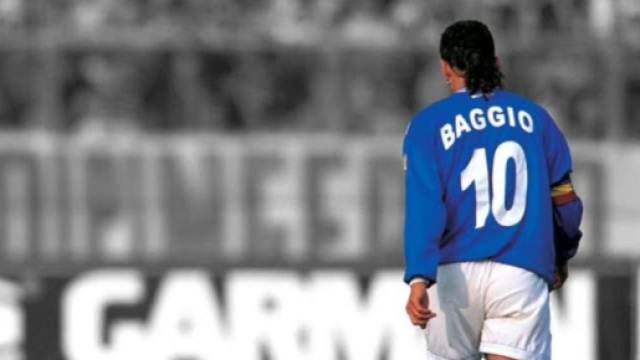 Roberto Baggio con la maglia del Brescia, la sua ultima squadra | Immagine: Facebook