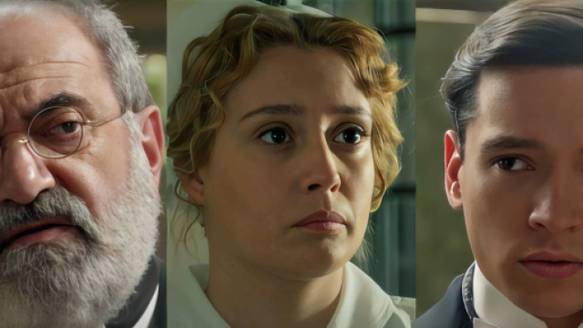 Romulo, Jana e Santos - screenshot &copy; La Promessa.