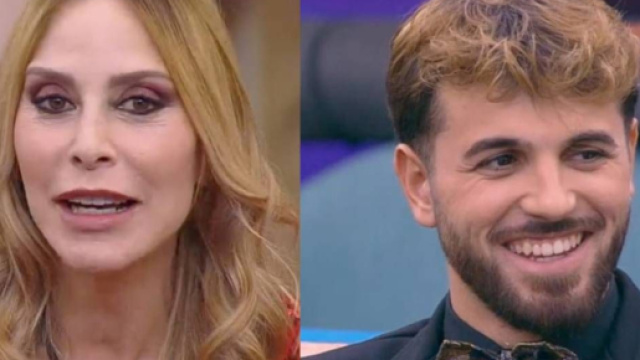 Stefania Orlando e Alfonso D'Apice (&copy; Grande Fratello/Mediaset).
