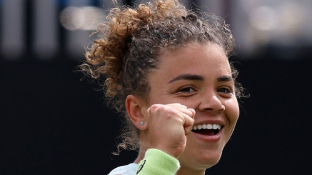 Jasmine Paolini esultante durante una gara &copy; Facebook