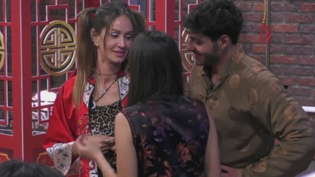 Helena, Zeudi e Javier (&copy;Grande Fratello/Mediaset).