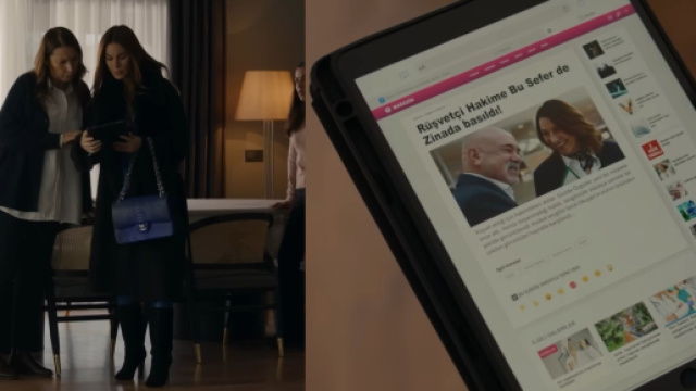 L'articolo che parla di G&uuml;zide e Sezai - &copy; Tradimento.