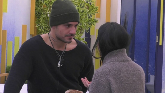 Lorenzo Spolverato e Shaila Gatta (&copy; Grande Fratello/Mediaset).