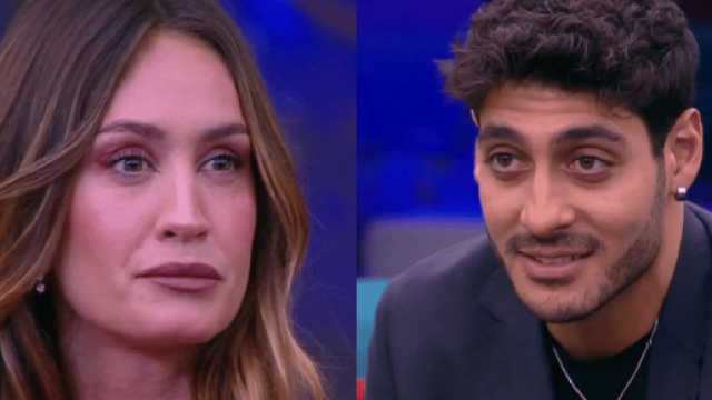 Helena Prestes e Javier Martinez - screenshot &copy; Mediaset.