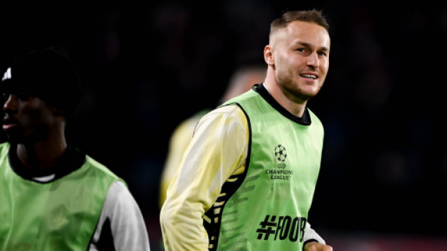 Teun Koopmeiners durante un riscaldamento &copy; Juventus FC