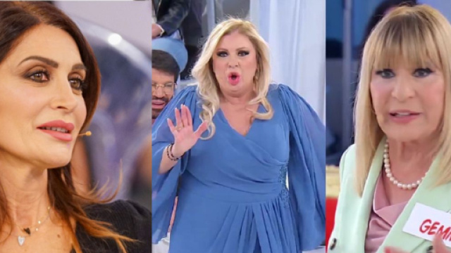 Barbara De Santi, Tina Cipollari e Gemma Galgani - screenshot &copy; Canale 5.