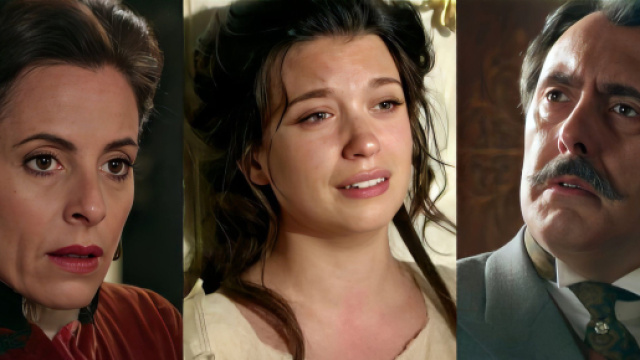 Margarita, Martina e il conte Ignacio De Ayala - screenshot &copy; La Promessa.