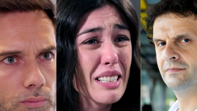 Riccardo Crovi, Rossella Graziani e Daniele Fusco - screenshot &copy; Rai