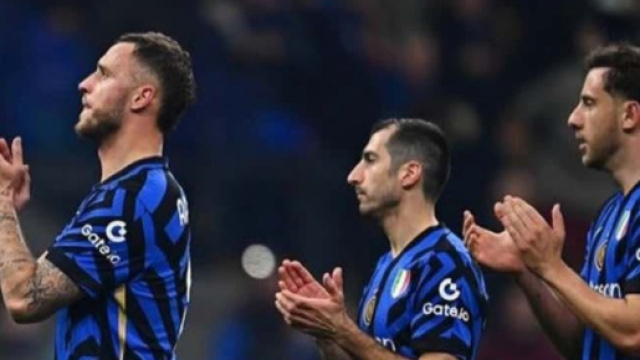 Giocatori dell'Inter dopo la vittoria contro la Lazio &copy; Instagram