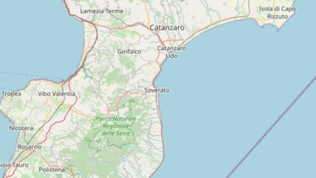 Il territorio della Calabria - &copy; Ingv.It