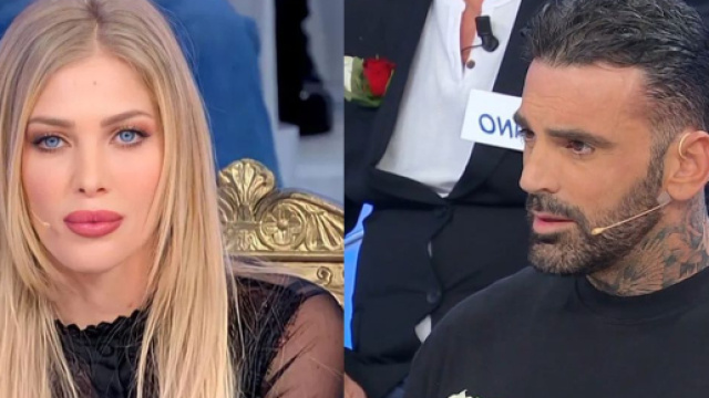 Nicole Santinelli e Mario Cusitore - screenshot &copy; Canale 5.