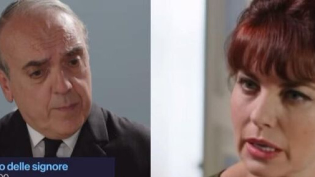 In foto Adelaide e Italo de Il Paradiso delle signore &copy; Rai