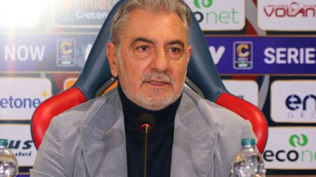 Il presidente del Crotone, Gianni Vrenna - &copy; Facebook / FcCrotone