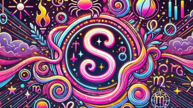 Oroscopo pop ispirato ai neon. &copy; Immagine creata con Dall-E.