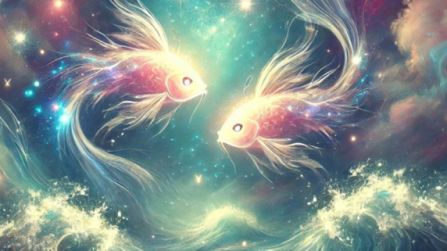 Un'immagine ispirata ai Pesci &copy; Immagine creata con Dall-E