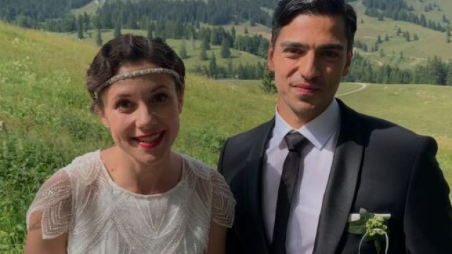 Eleni e Leander in una scena di Tempesta d'amore &copy; Rete 4.